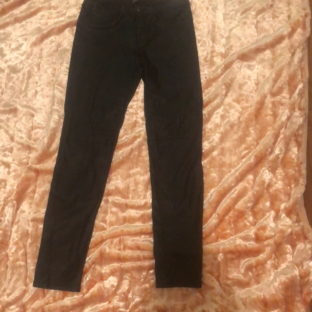 Leather jeans